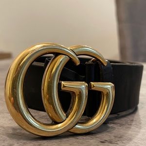 Gucci Black Belt